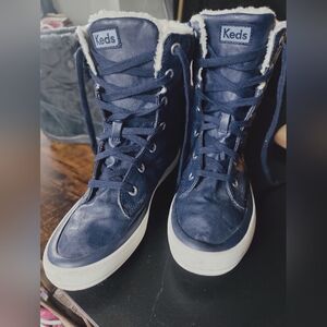 Keds Women's Dark Blue High-Top Sneakers